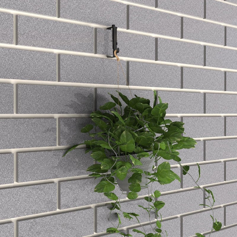 Aufuga 10 Pack Brick Hooks Clamps,Brick Wall Clips Brick Hangers, Stainless Steel Heavy Duty Brick Clips for Wall Hanging Adjustable No Drill Outdoor Indoor(10pcs) - Image 3